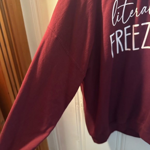 Literally Freezing Comfort Colors Sweatshirt - Picture 4 of 5